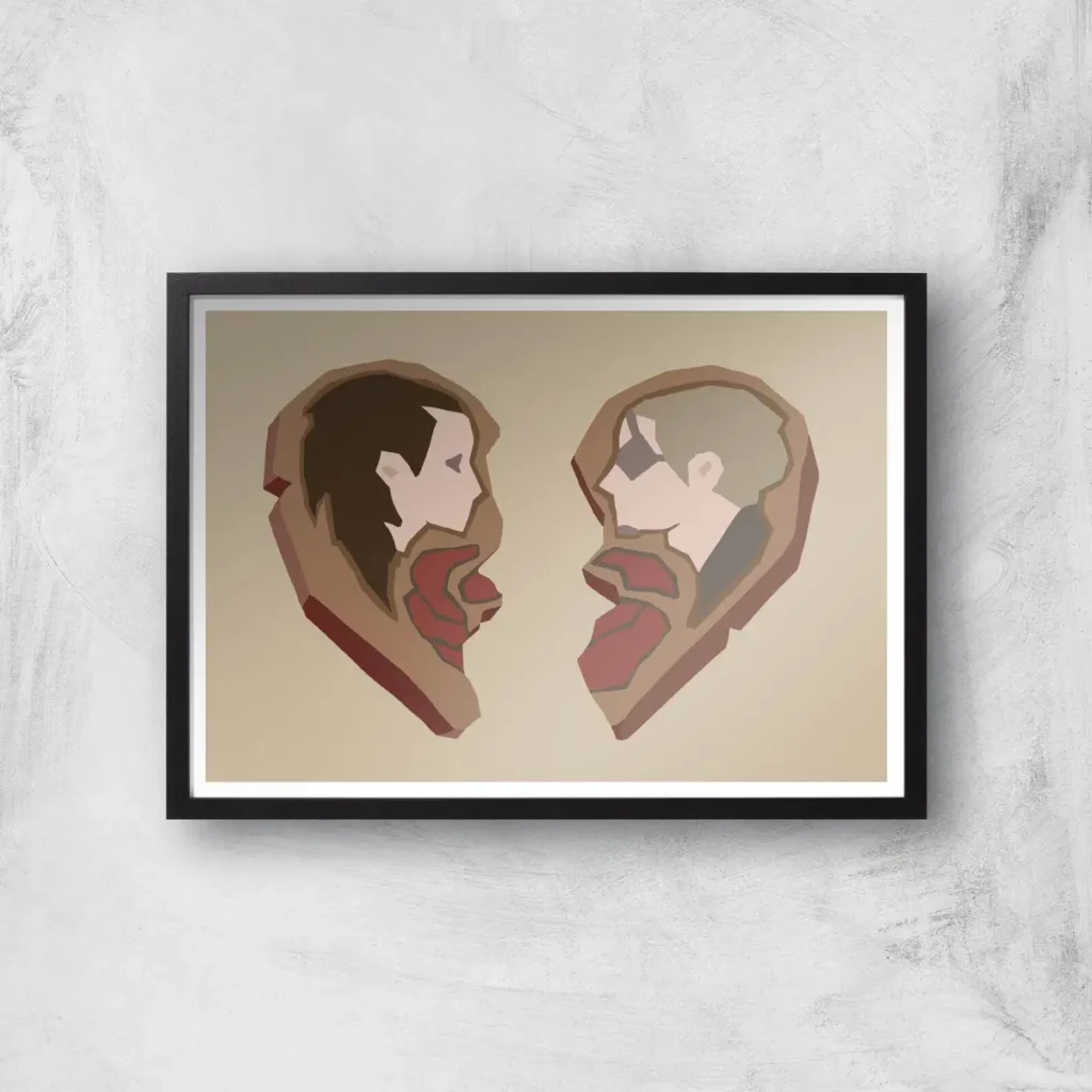 Sea Of Thieves Valentines Heart Art Print Giclee Wall Art - Sea Of Thieves Merch